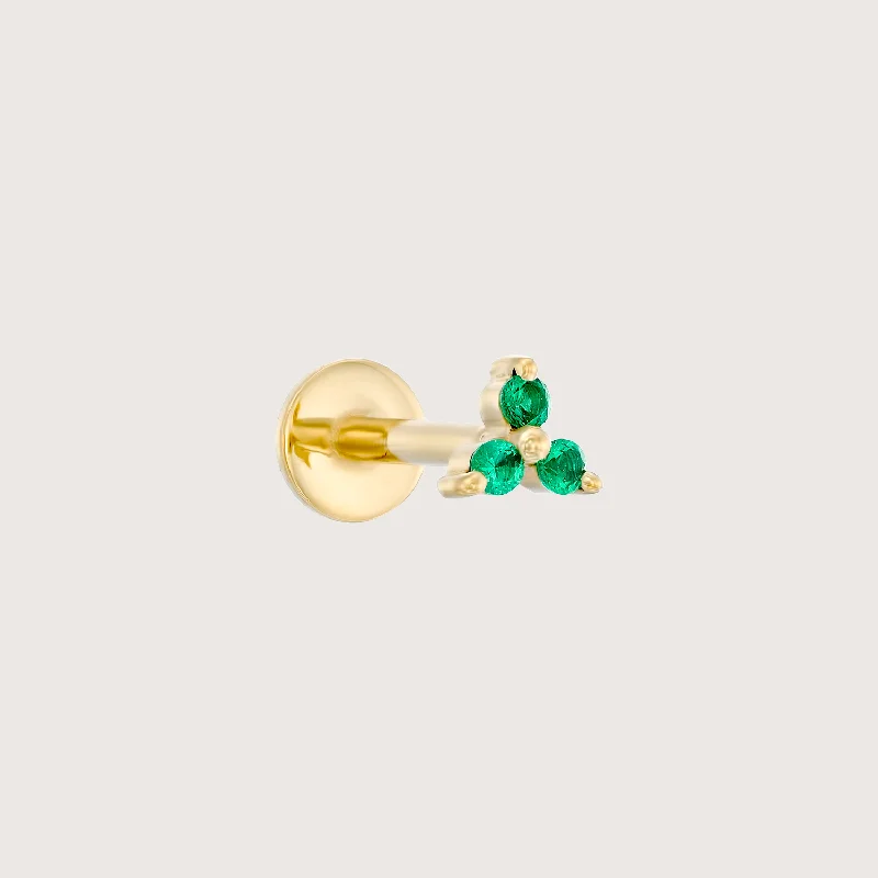 Unmissable Discounts On Timeless Jewelry Pieces Mini Grace Piercing Earring With Emerald Unmissable Discounts On Timeless Jewelry Pieces Mini Grace Piercing Earring With Emerald