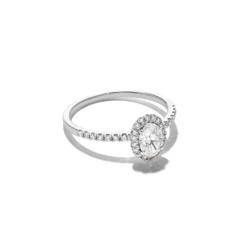 Classic And Modern Jewelry Styles On Sale Oval Halo Ring