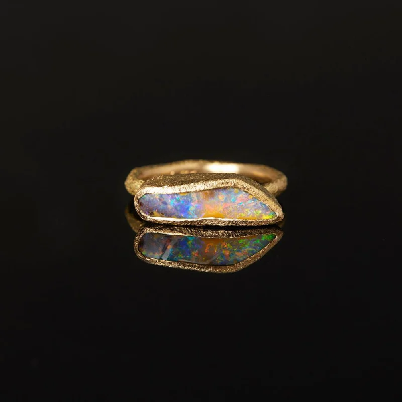 Discounted Jewelry For A Glamorous Look OP3-OOAK | 3.17 Carat One-of-a-Kind Boulder Opal Ring Discounted Jewelry For A Glamorous Look OP3-OOAK | 3.17 Carat One-of-a-Kind Boulder Opal Ring