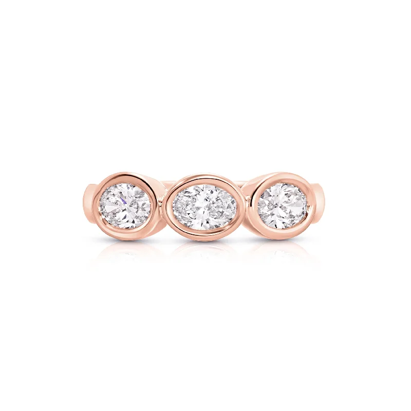 Exclusive Jewelry Sale – Shine For Less Oval Trio Pinky Ring