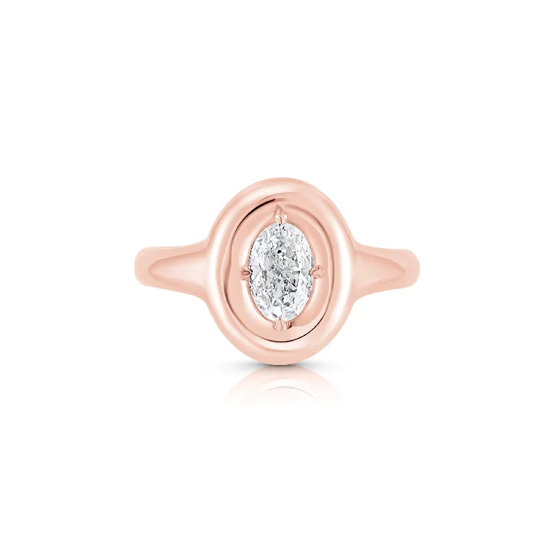 High-Quality Gemstone Jewelry For Special Occasions Ovalis Pinky Ring