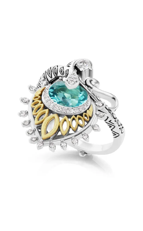 Unique Jewelry For Less – Shop The Sale Now Peacock Ring - Diamond & Green Fluorite