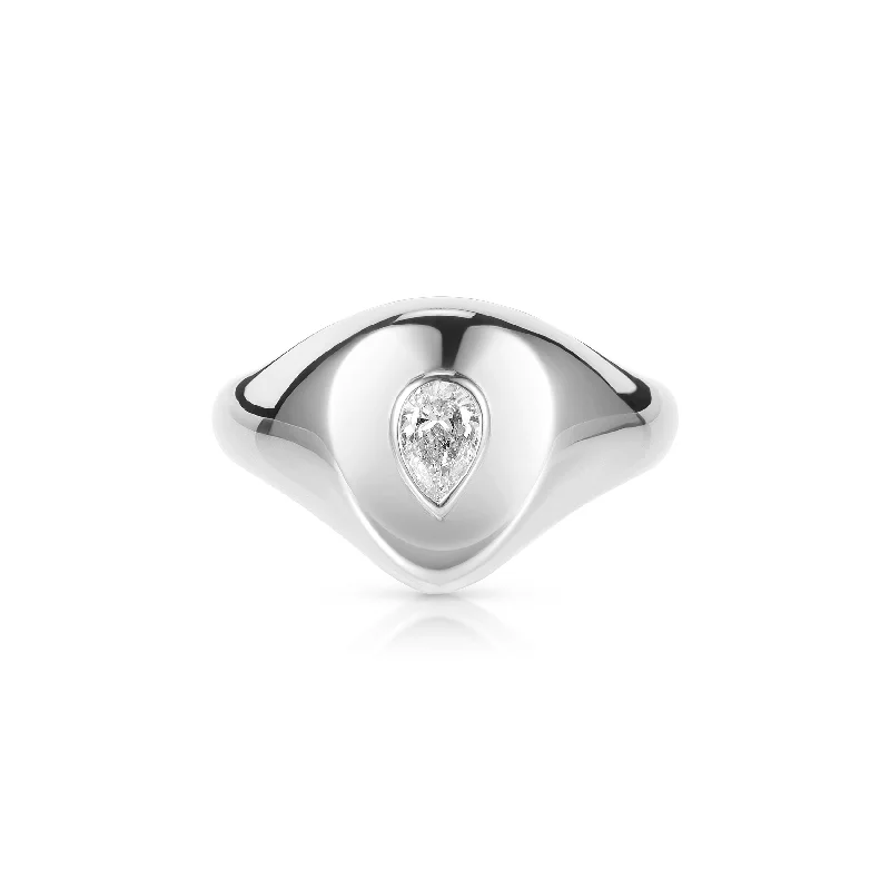 The Perfect Jewelry Piece At The Perfect Discount Pear Pinky Ring