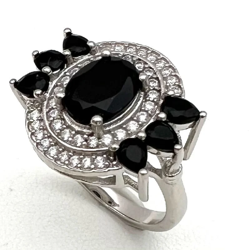 Sparkle More For Less – Jewelry Sale Happening Now Planetarium Ring - Black Onyx