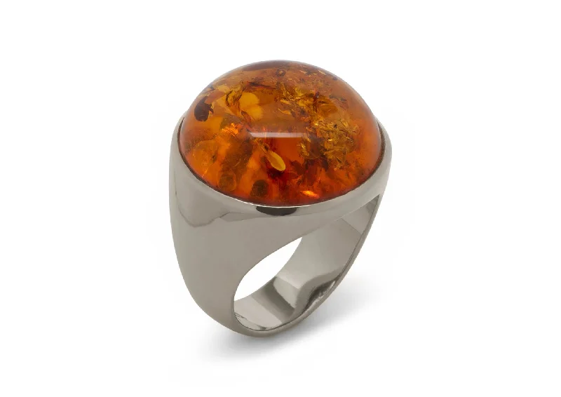 Seasonal Jewelry Sale – Upgrade Your Collection JW258 Cabochon Gemstone Ring, White Gold or Platinum