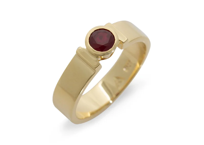 Trending Jewelry Styles Now At Limited-Time Discounts JW296 Precious Gemstone Ring, Yellow Gold