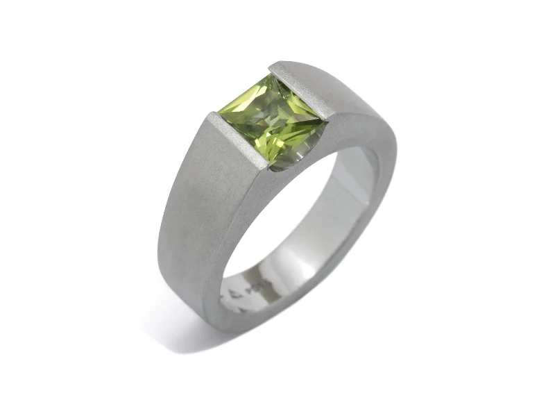 Elegant Designs, Unbeatable Discounts – Shop Jewelry Now JW299 Princess Gemstone Ring, White Gold, Platinum & Palladium