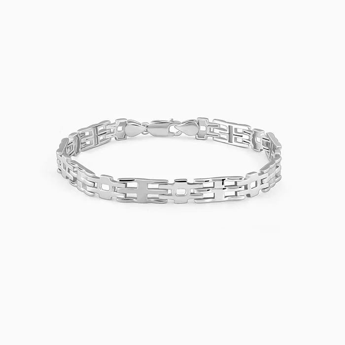 Luxury Jewelry At Unbeatable Discounts Silver Kingpin Bracelet For Him