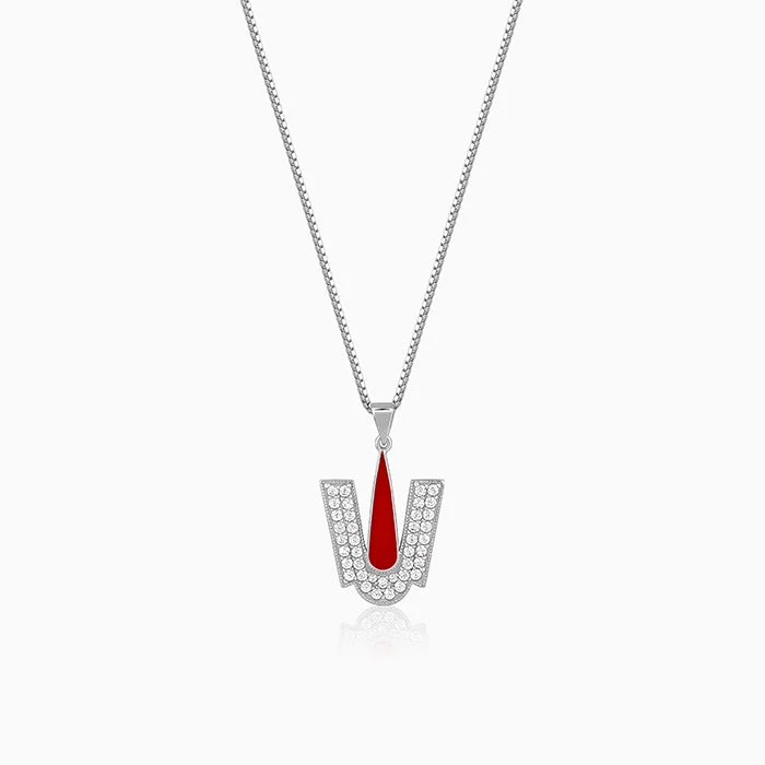 Special Deals On Handcrafted And Designer Jewelry Silver Lord Balaji Tilak Pendant With Box Chain For Him