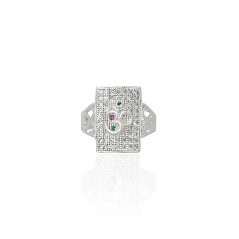 Stunning Jewelry At Even More Stunning Prices Silver "OM" Symbol Boys Ring