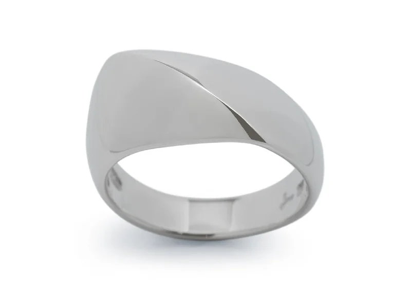 Fine Jewelry, Limited-Time Offers Available Diagonal Dome Ring, Sterling Silver