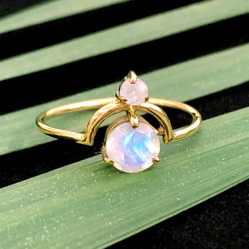 Huge Savings On Timeless Jewelry Collections <span>RBR-064<span>: </span></span>Quartz Bindi Ring - Brass