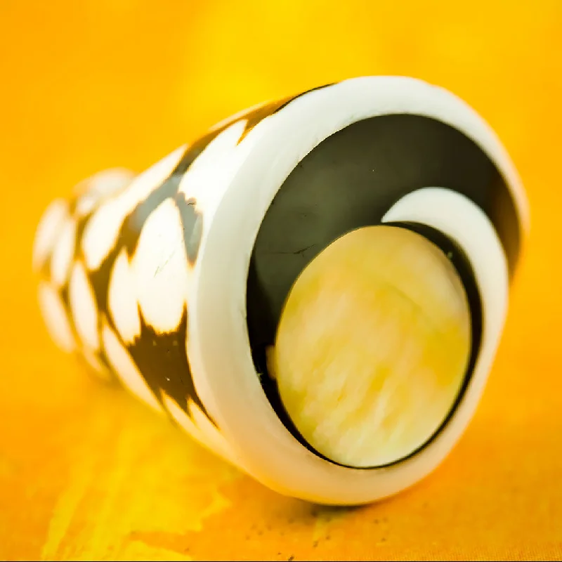 Shop Signature Jewelry Styles At Exclusive Prices Spotted Seashell Ring - Mother of Pearl Shop Signature Jewelry Styles At Exclusive Prices Spotted Seashell Ring - Mother of Pearl