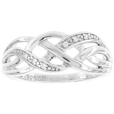 Premium Diamond Jewelry For Unforgettable Moments Sterling Silver and Diamond Ring