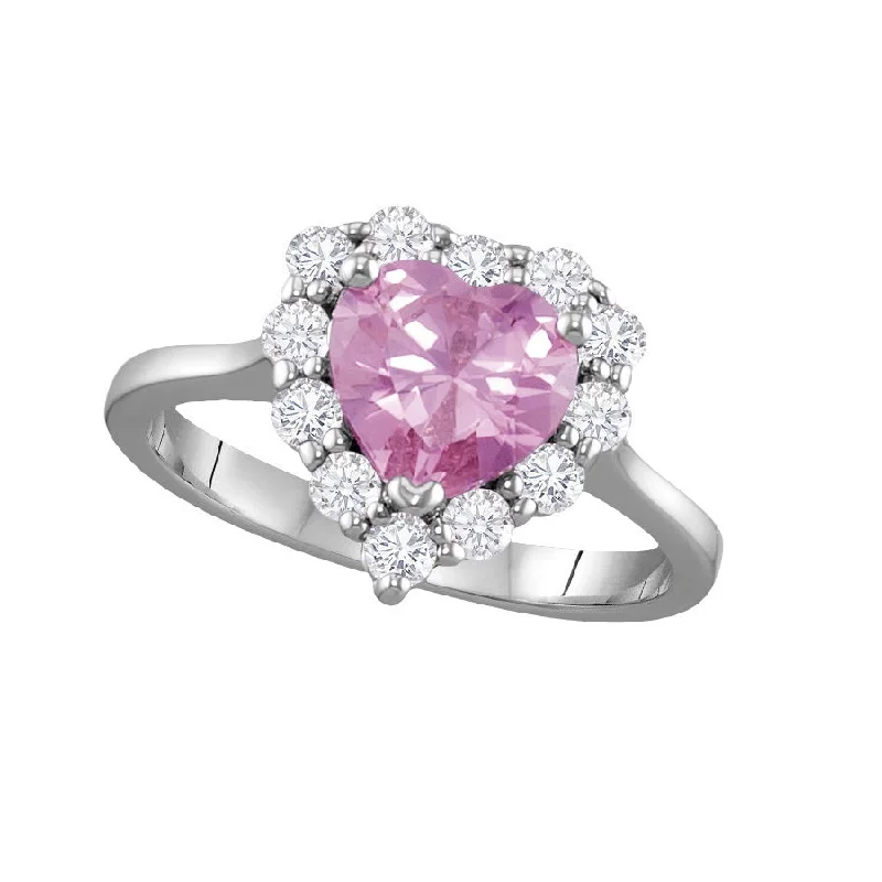 Celebrate Every Occasion With Sparkling Savings Sterling Silver Heart Shape Cubic Zirconia Heart Ring Celebrate Every Occasion With Sparkling Savings Sterling Silver Heart Shape Cubic Zirconia Heart Ring