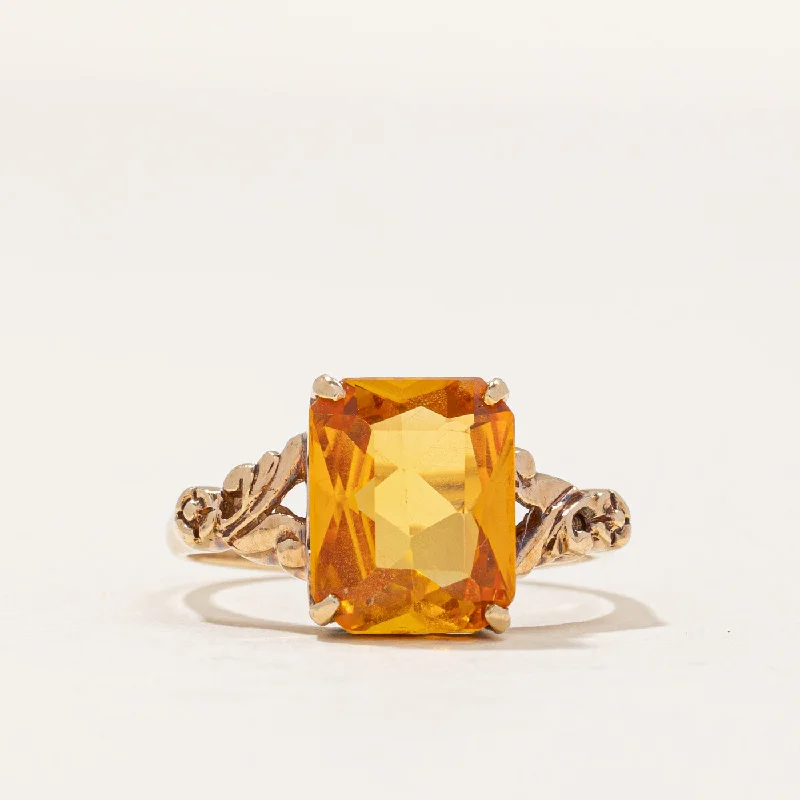Seasonal Jewelry Clearance – Best Styles At The Lowest Prices Synthetic Yellow Sapphire Ring | 3.35ct | SZ 6 |