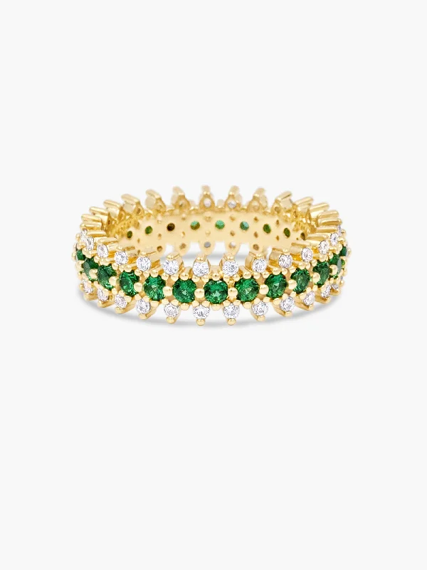 Limited-Stock Jewelry Sale – Shop Before It's Gone Trinity Ring - Green