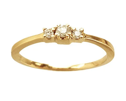 Shop Stylish Jewelry Now And Save Big Triplet White Diamond Ring