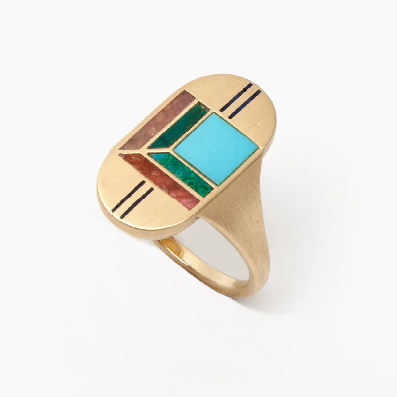 14K Yellow Gold / Matte
