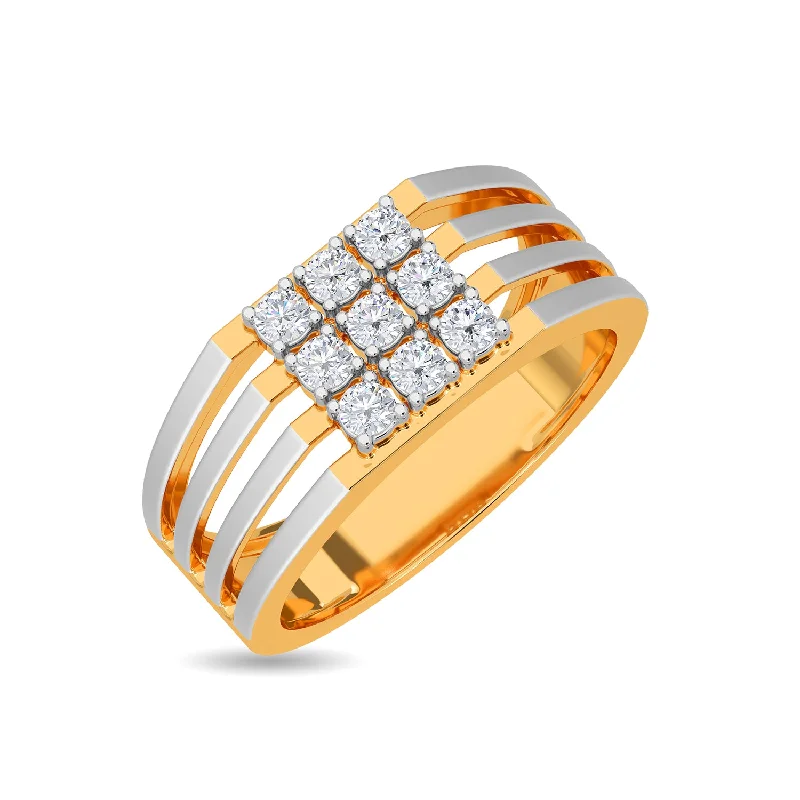 Fashion-Forward Geometric Jewelry For Contemporary Style Xavier Ring For Men