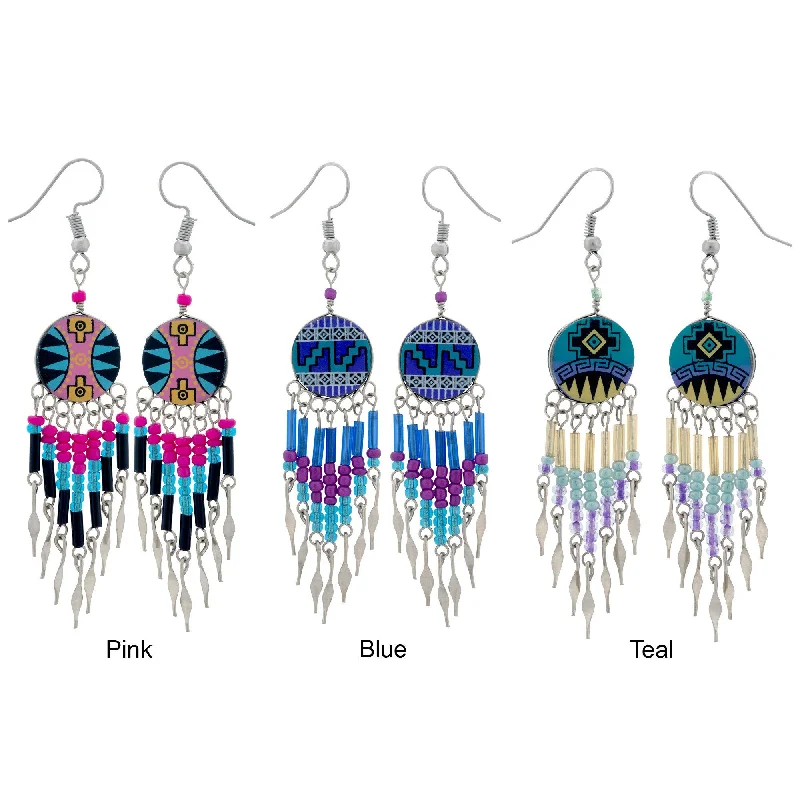 Fashion-Forward Geometric Jewelry For Contemporary Style Ceramic Chandelier Earrings