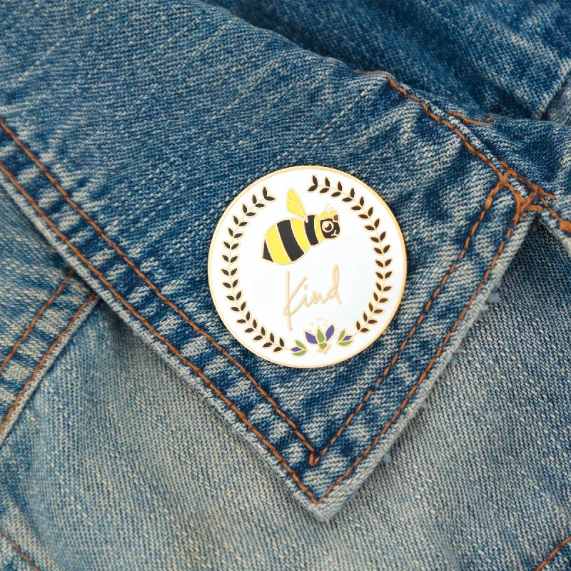 Luxury Jewelry At Unbeatable Discounts Bee Kind Enamel Pin