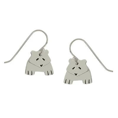 Flash Sale On Exquisite Jewelry – Don't Miss Out Dancing Panda Sterling Silver Earrings