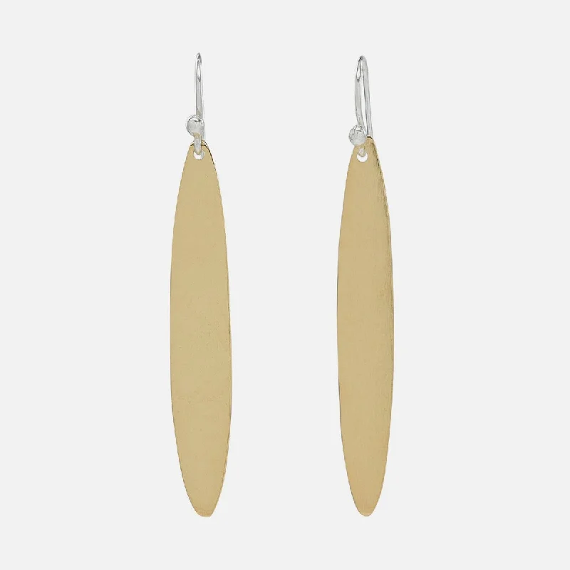 Personalized Engraved Jewelry For Meaningful Gifts Gold-Dipped Oval Earrings