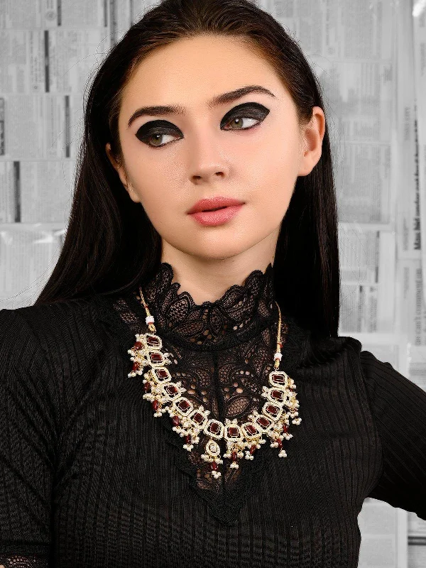 Trending Jewelry Now At Unbeatable Prices Odette Women Red Metal Necklace