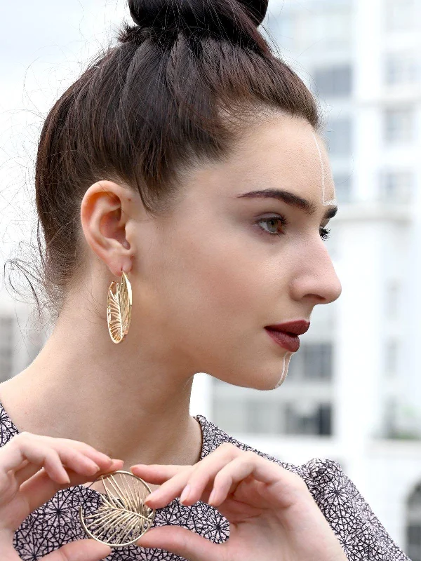 Clearance Sale On High-End Jewelry Collections Odette Women Gold Metal Earrings