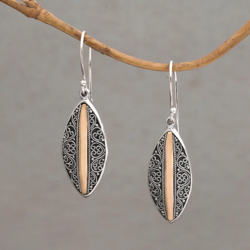 Dazzle With Discounts – Shop Jewelry On Sale Luminous Shields Sterling Silver Dangle Earrings with 18k Gold Accents Dazzle With Discounts – Shop Jewelry On Sale Luminous Shields Sterling Silver Dangle Earrings with 18k Gold Accents