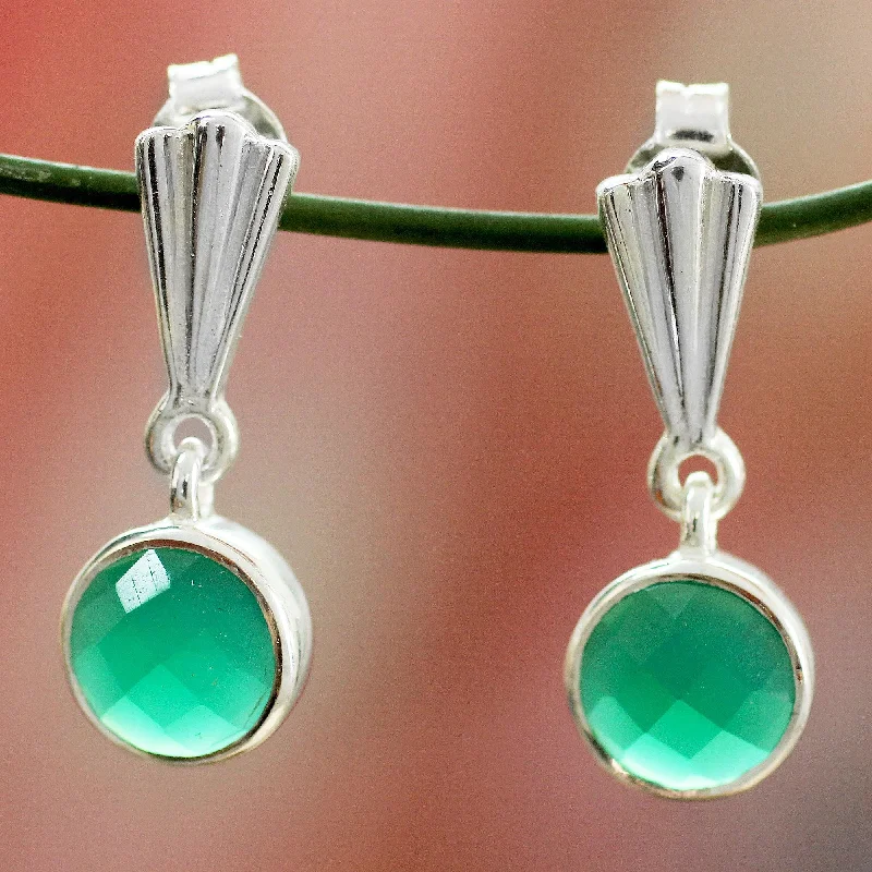Discover Unique Jewelry With Special Limited-Time Offers Mumbai Serenade Hand Made Sterling Silver and Onyx Earrings