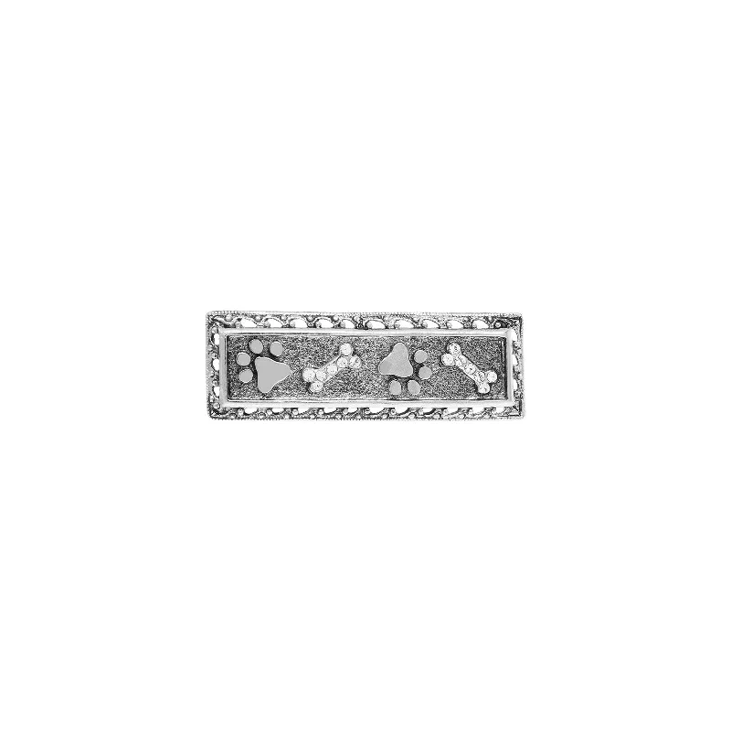 Handcrafted Beauty At Affordable Prices 1928 Jewelry® Pewter Paw And Bones Bar Pin