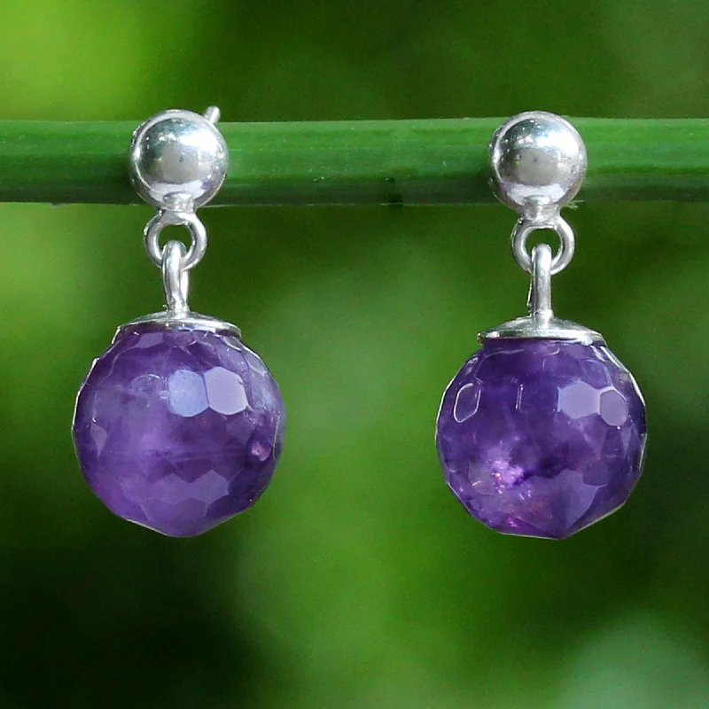 Jewelry Sale – Exclusive Styles At Lower Prices Romantic Night Faceted Amethyst Sterling Silver Dangle Earrings Thailand Jewelry Sale – Exclusive Styles At Lower Prices Romantic Night Faceted Amethyst Sterling Silver Dangle Earrings Thailand