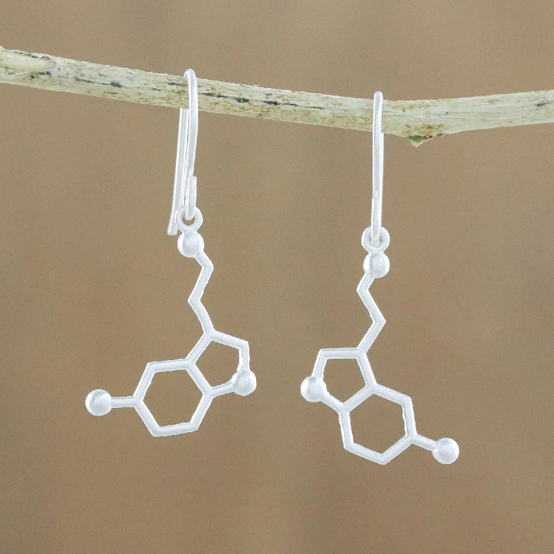 Get Your Favorite Jewelry At The Best Price Serotonin Sterling Silver Modern Double Hexagon Dangle Earrings Get Your Favorite Jewelry At The Best Price Serotonin Sterling Silver Modern Double Hexagon Dangle Earrings