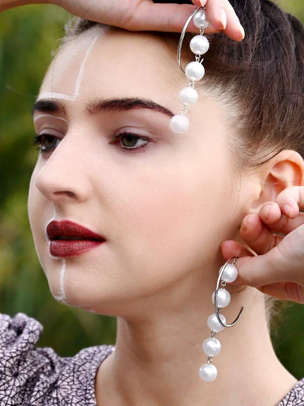 Best Jewelry Sale – Shop Exclusive Designs Now Odette Women Silver Metal Earrings