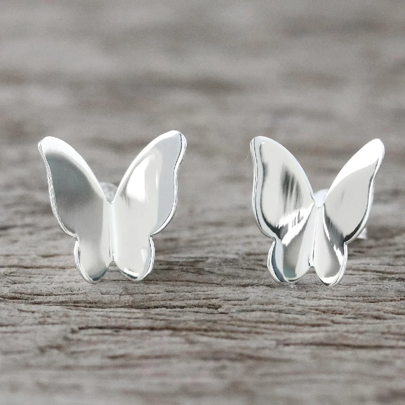 High-End Jewelry, Now More Affordable Than Ever Silver Thoughts Handmade Sterling Silver Butterfly Earrings from Thailand High-End Jewelry, Now More Affordable Than Ever Silver Thoughts Handmade Sterling Silver Butterfly Earrings from Thailand