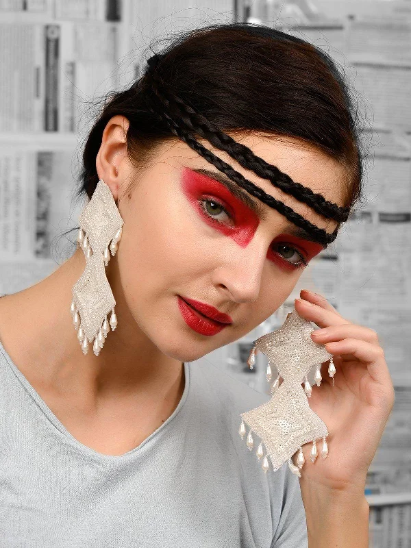 Trending Jewelry Styles Now At Limited-Time Discounts Odette Women White Metalearring