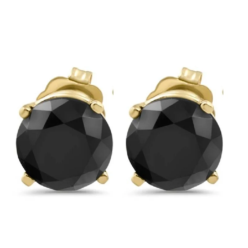 Exclusive Jewelry Discounts – Shop Now For Savings 1 1/2ct Black Diamond Screw Back Studs 14k Yellow Gold Women's Earrings Exclusive Jewelry Discounts – Shop Now For Savings 1 1/2ct Black Diamond Screw Back Studs 14k Yellow Gold Women's Earrings