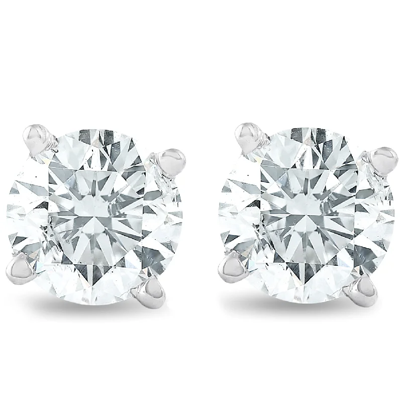 Unmissable Deals On Handmade Jewelry Collections 1 1/4 cttw Diamond Studs 14K White Gold IGI Certified Earrings Unmissable Deals On Handmade Jewelry Collections 1 1/4 cttw Diamond Studs 14K White Gold IGI Certified Earrings