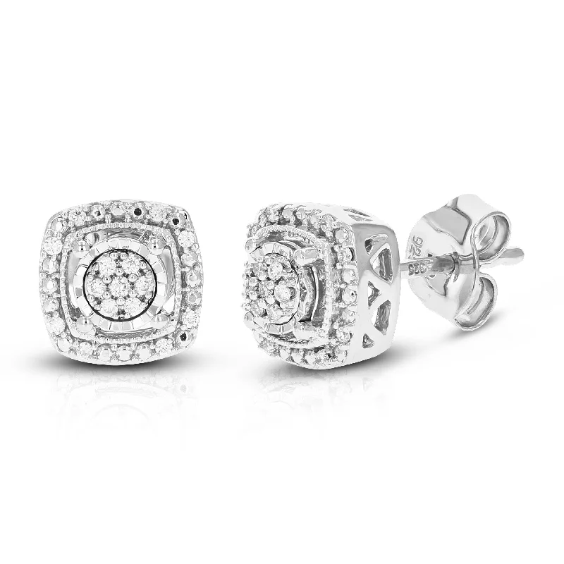 Flash Sale On Stunning Jewelry – Don't Miss Out 1/10 cttw 30 Stones Round Lab Grown Diamond Studs Earrings .925 Sterling Silver Prong Set Square Shape Flash Sale On Stunning Jewelry – Don't Miss Out 1/10 cttw 30 Stones Round Lab Grown Diamond Studs Earrings .925 Sterling Silver Prong Set Square Shape