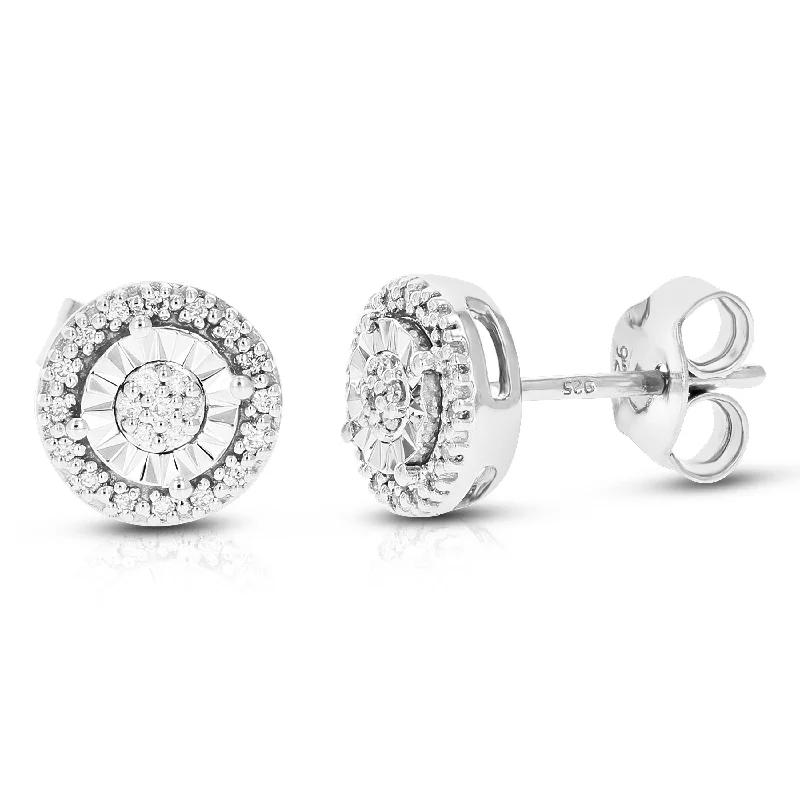 Buy More, Save More On Stunning Jewelry Pieces 1/10 cttw 46 Stones Round Lab Grown Diamond Studs Earrings .925 Sterling Silver prong Set Round Shape Buy More, Save More On Stunning Jewelry Pieces 1/10 cttw 46 Stones Round Lab Grown Diamond Studs Earrings .925 Sterling Silver prong Set Round Shape