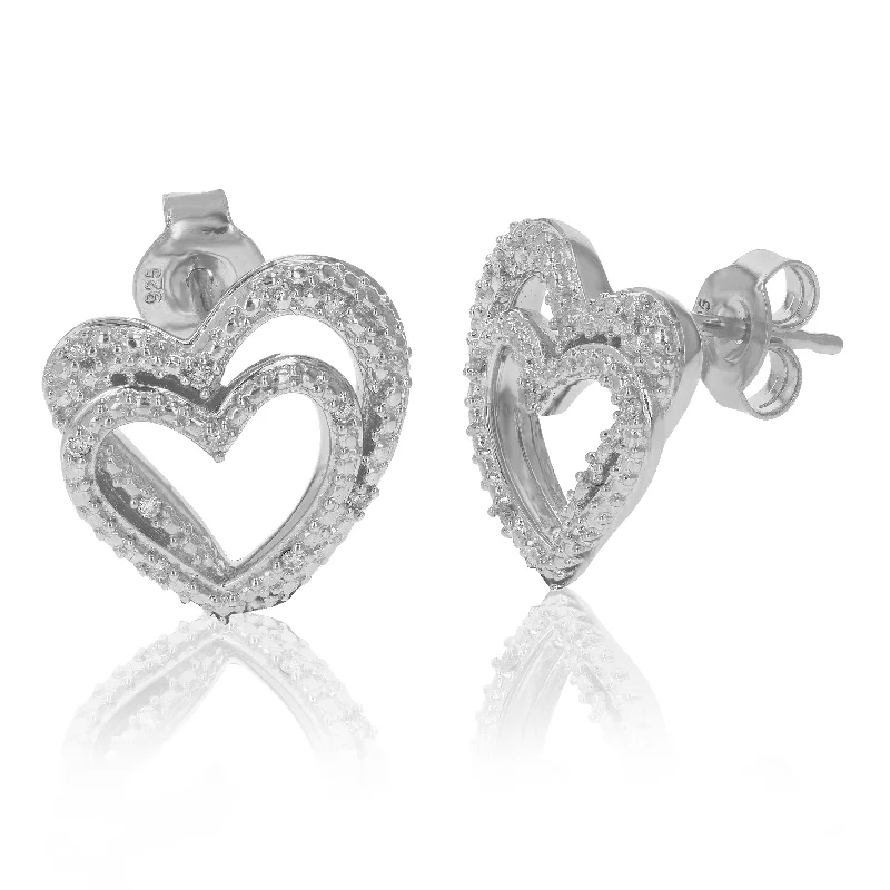 Affordable Luxury Jewelry For Every Occasion 1/10 cttw Round Lab Grown Diamond Dangle Earrings in .925 Sterling Silver Prong Set Size 1/2 Inch Affordable Luxury Jewelry For Every Occasion 1/10 cttw Round Lab Grown Diamond Dangle Earrings in .925 Sterling Silver Prong Set Size 1/2 Inch