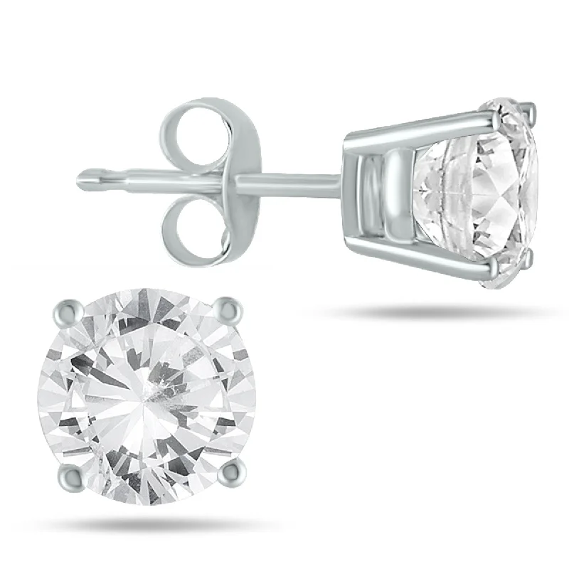 Versatile Layering Jewelry For Effortless Chic 1/2 Carat Tw Round Diamond Solitaire Earrings In 14K Versatile Layering Jewelry For Effortless Chic 1/2 Carat Tw Round Diamond Solitaire Earrings In 14K
