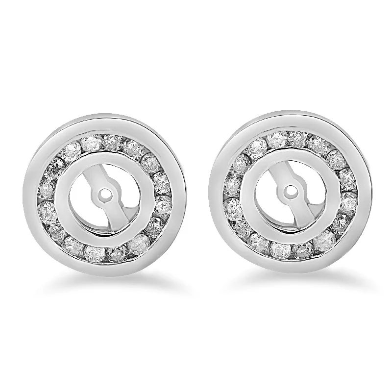 Flash Jewelry Sale – Get Stunning Pieces At Low Prices 1/2 cttw Diamond Earring Jackets 14K White Gold (up to 4mm) Flash Jewelry Sale – Get Stunning Pieces At Low Prices 1/2 cttw Diamond Earring Jackets 14K White Gold (up to 4mm)