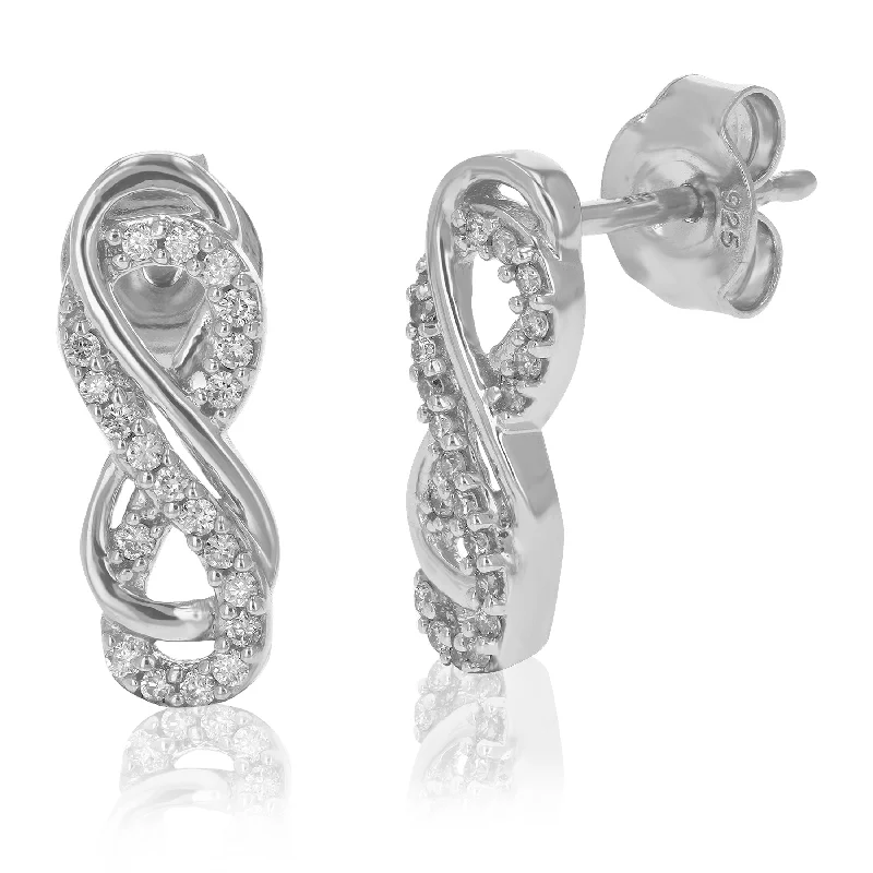 Special Offers On Handcrafted And Designer Jewelry 1/2 inch Dangles 1/6 cttw Round Lab Grown Diamond Earrings .925 Sterling Silver Prong Settings Special Offers On Handcrafted And Designer Jewelry 1/2 inch Dangles 1/6 cttw Round Lab Grown Diamond Earrings .925 Sterling Silver Prong Settings