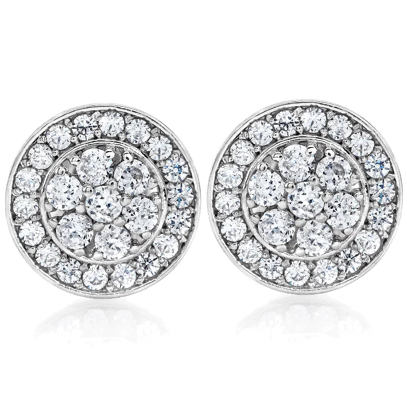Personalized Jewelry Sale – Unique Gifts At Low Prices 1/2Ct Diamond Halo Studs 10K White Gold Personalized Jewelry Sale – Unique Gifts At Low Prices 1/2Ct Diamond Halo Studs 10K White Gold