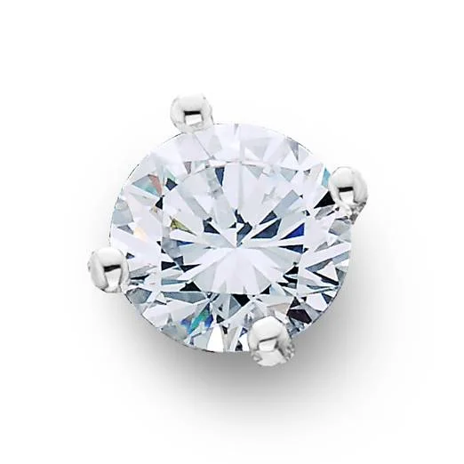 Sparkle For Less – Shop Our Limited-Time Jewelry Deals 1/2ct Diamond Single Stud Earring 14K White Gold Sparkle For Less – Shop Our Limited-Time Jewelry Deals 1/2ct Diamond Single Stud Earring 14K White Gold