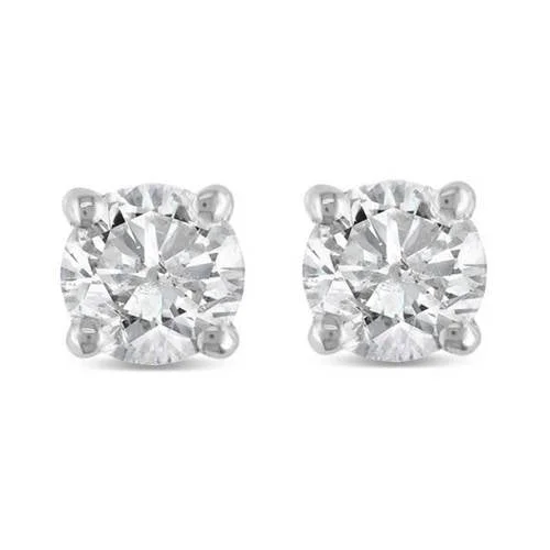 Last Chance To Shop High-End Jewelry At Markdown Prices 1/2Ct Round Diamond Studs Earrings in 14K White Or Yellow Gold Basket Setting Last Chance To Shop High-End Jewelry At Markdown Prices 1/2Ct Round Diamond Studs Earrings in 14K White Or Yellow Gold Basket Setting