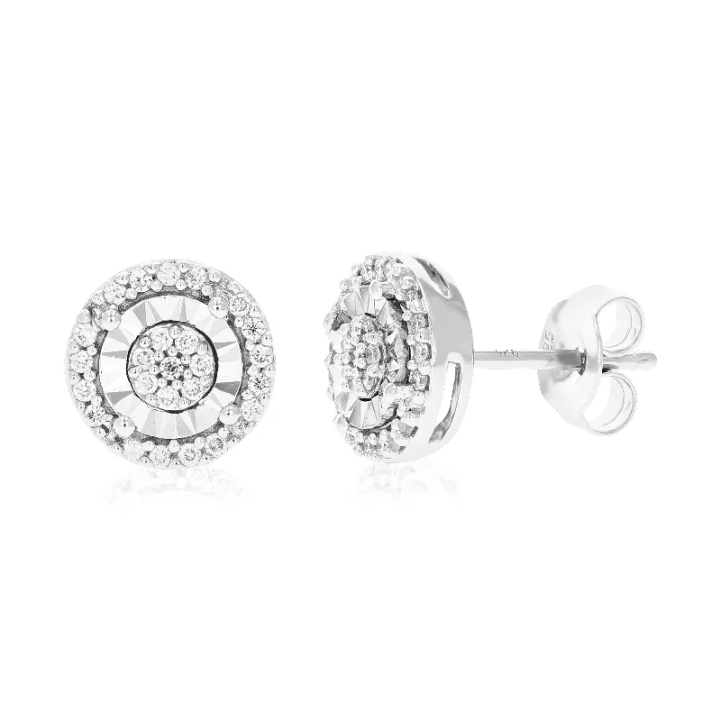 Big Discounts On Elegant Jewelry Collections 1/4 cttw 50 Stones Round Lab Grown Diamond Studs Earrings .925 Sterling Silver Prong Set 1/3 Inch Big Discounts On Elegant Jewelry Collections 1/4 cttw 50 Stones Round Lab Grown Diamond Studs Earrings .925 Sterling Silver Prong Set 1/3 Inch